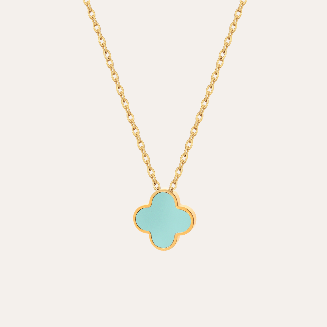Türkis Clover Kette