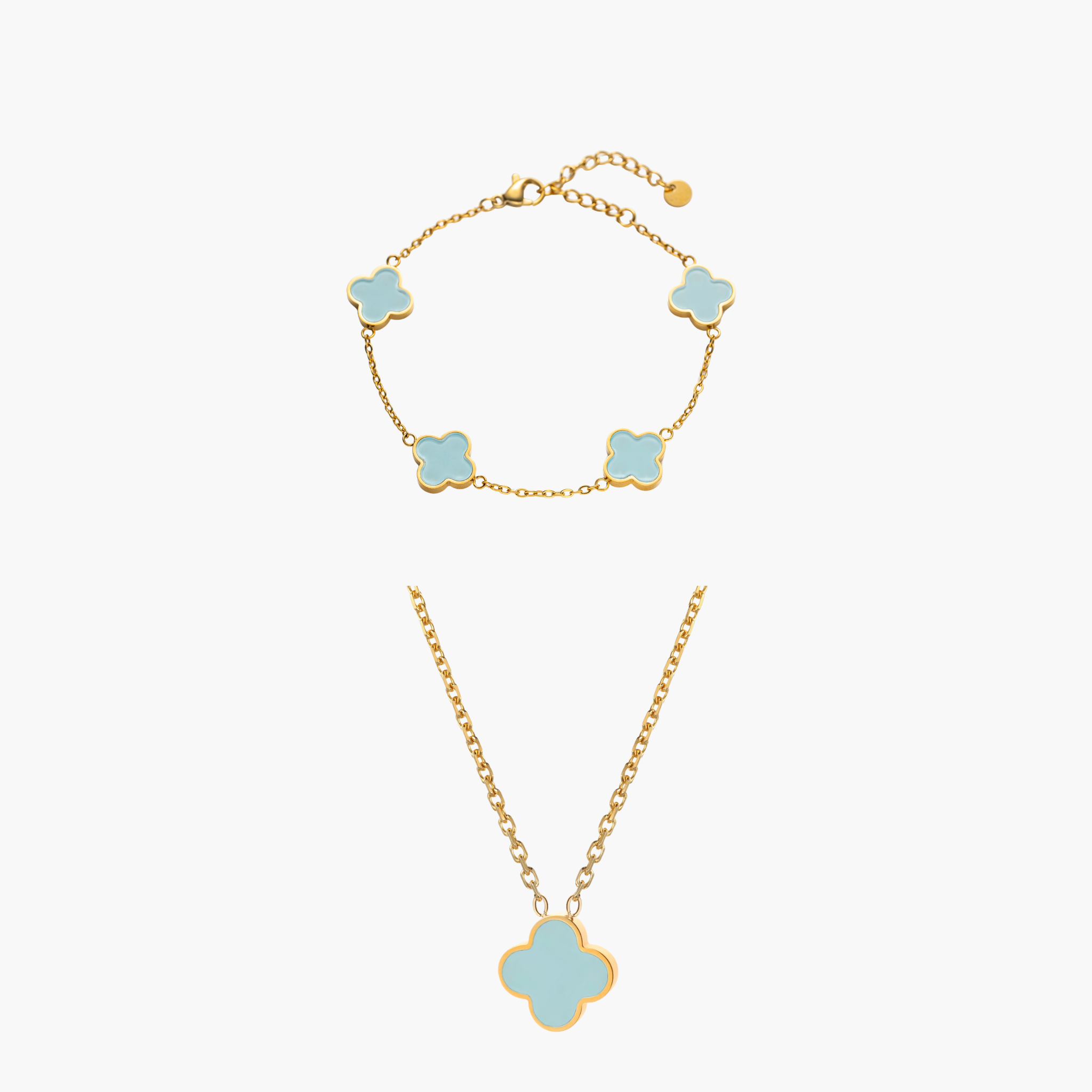 Baby Blue Clover Duo