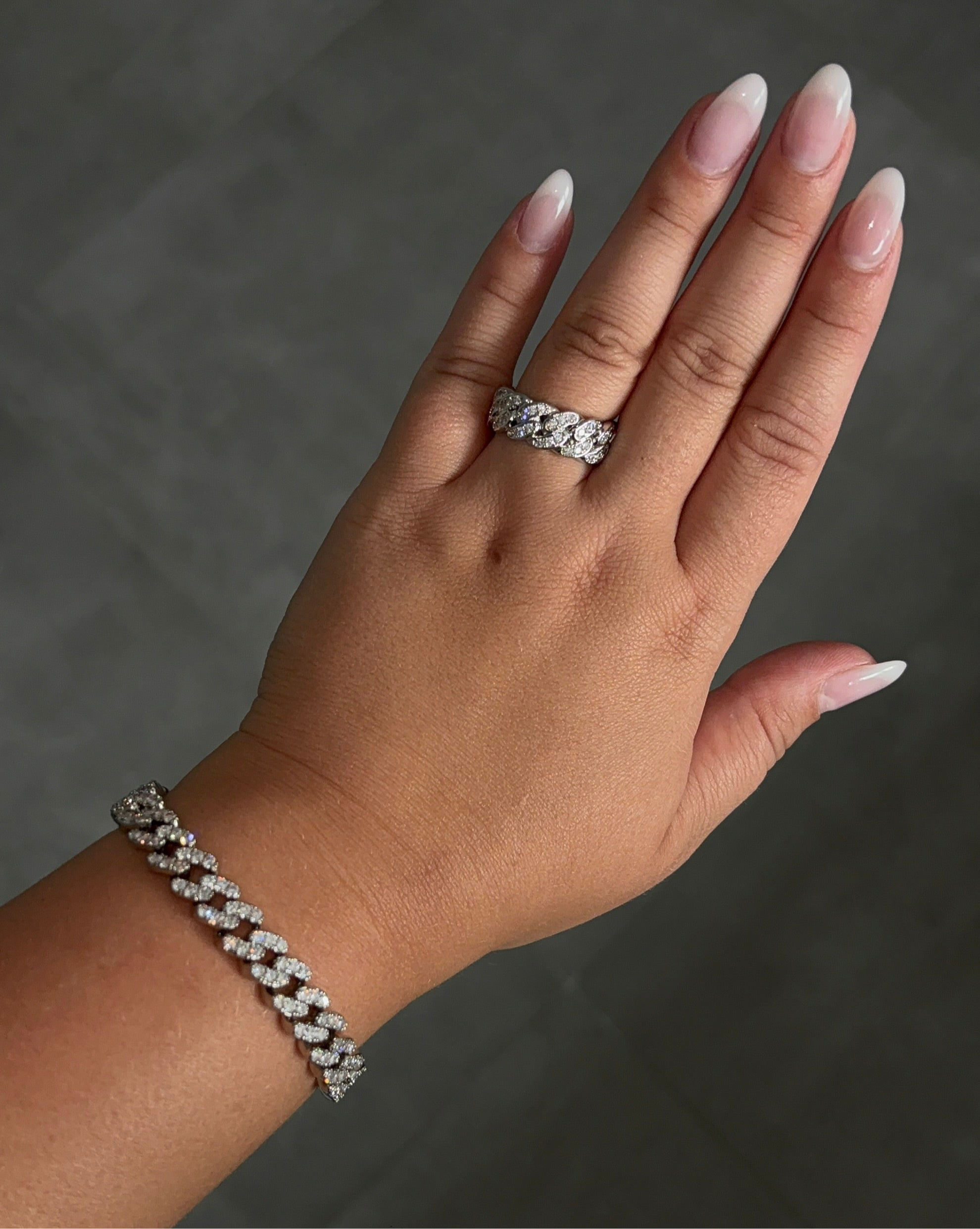 Silver Cuban Glow Set