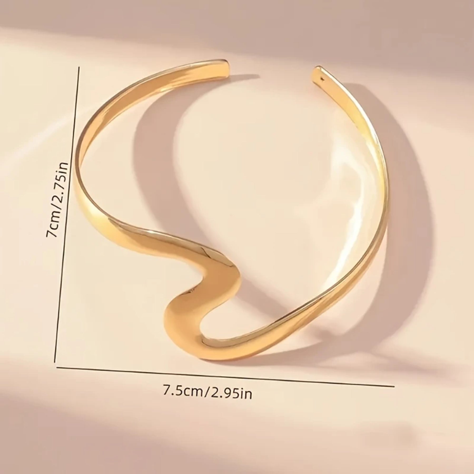 Trendiger und vielseitiger Armreif – Offenes Cuff