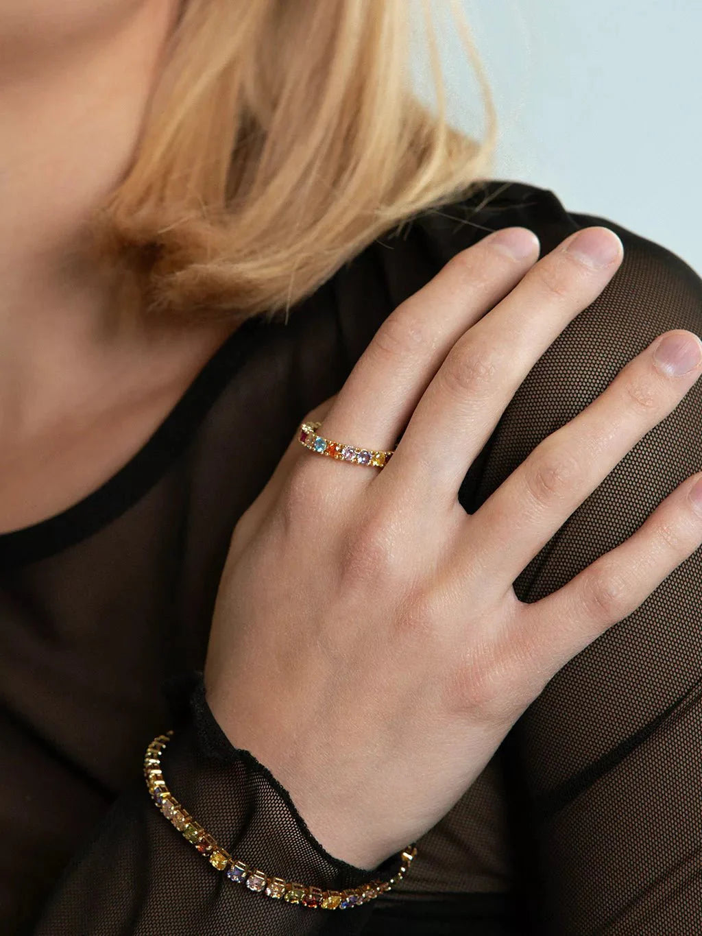 Colorful Ring Gold