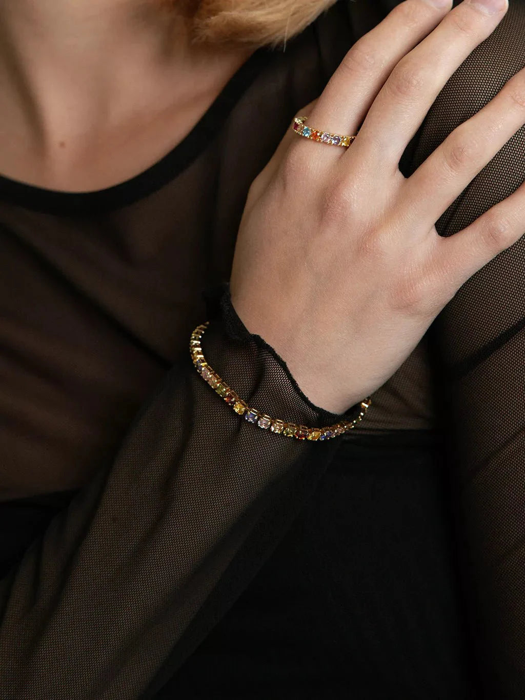 Colorful Ring Gold