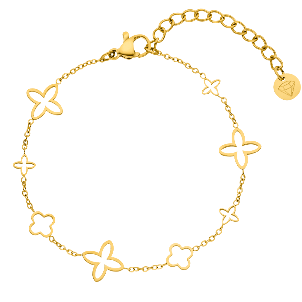 Fancy Clover Fußkette