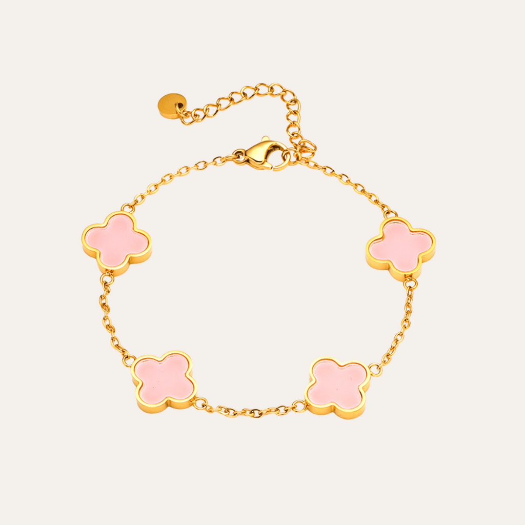 Baby Pink Clover Armband