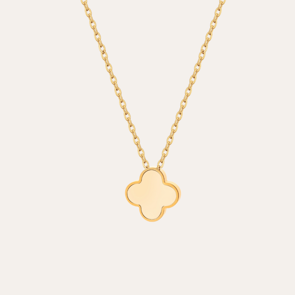 Beige Clover Kette