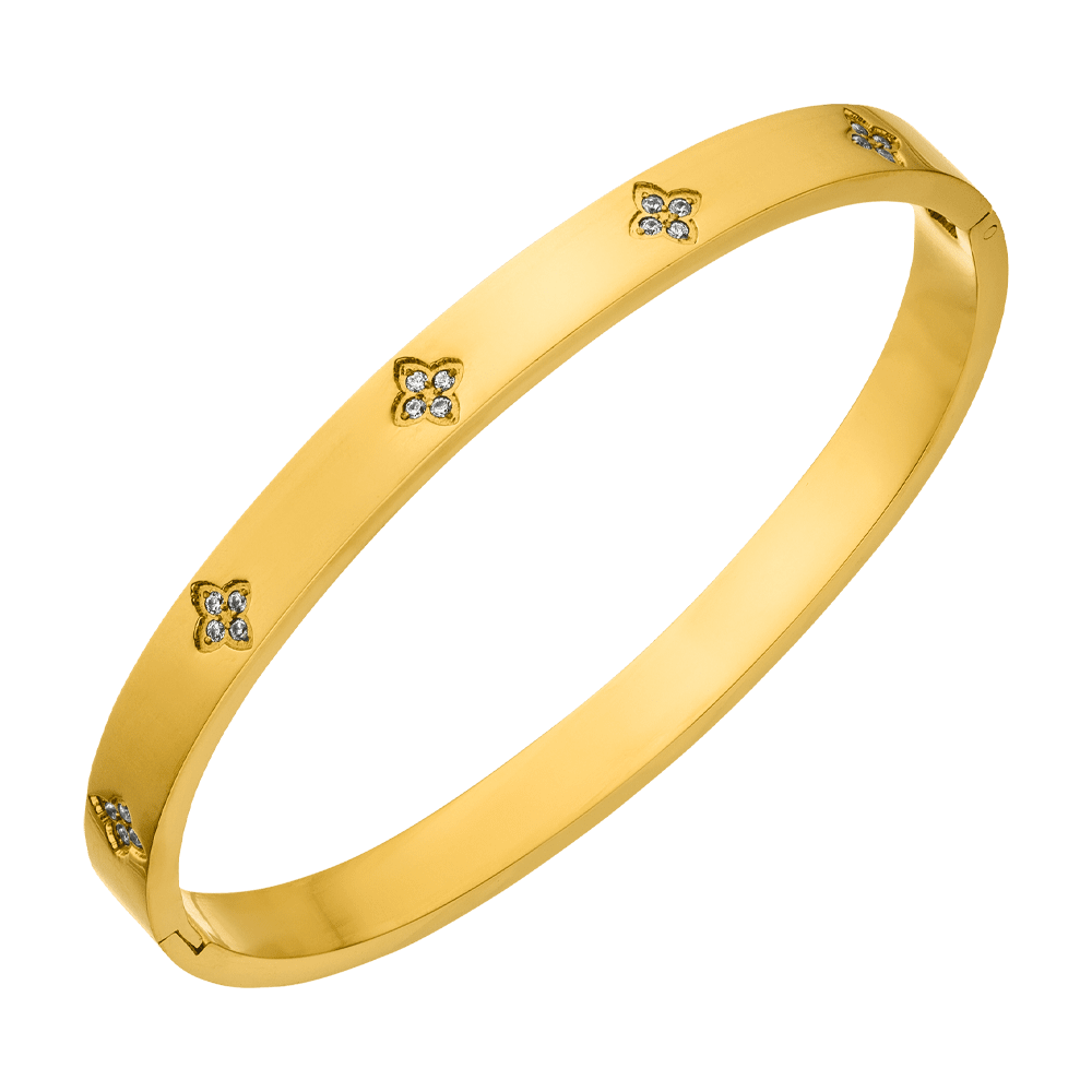 Clover Stone Armreif