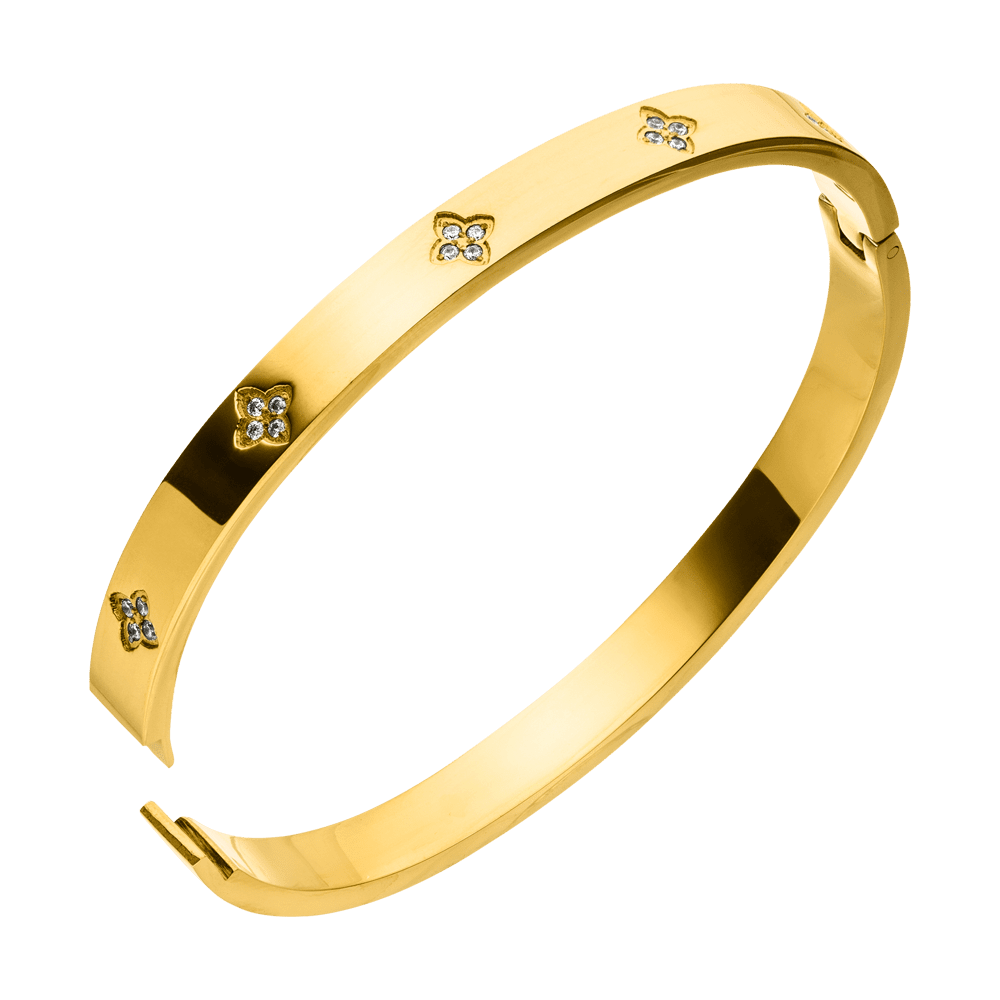 Clover Stone Armreif