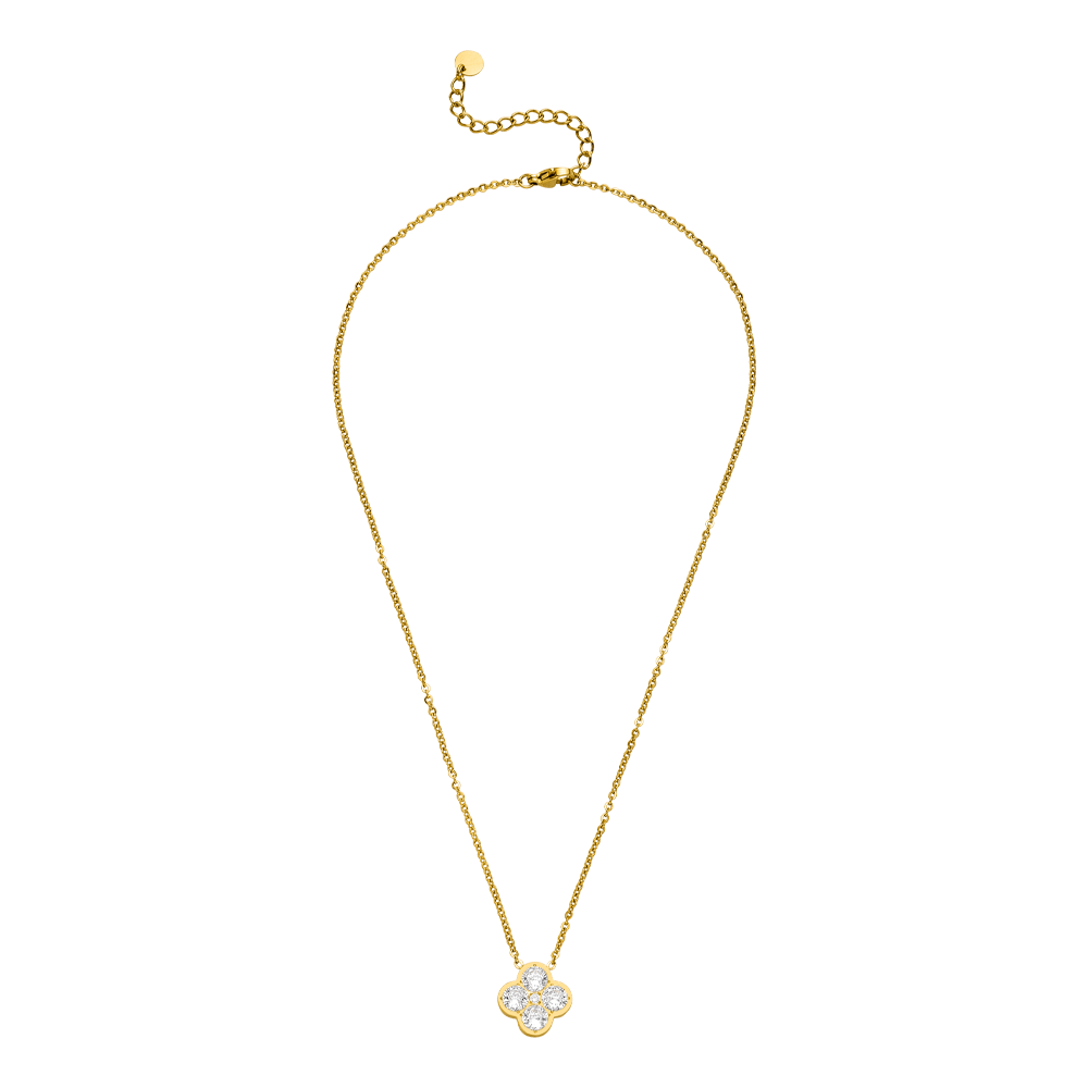 Crystal Clover Kette