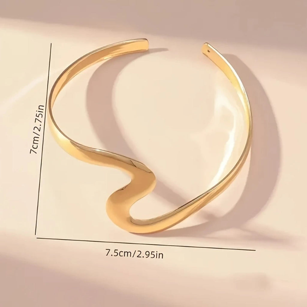 Trendiger und vielseitiger Armreif – Offenes Cuff-Armband für Damen