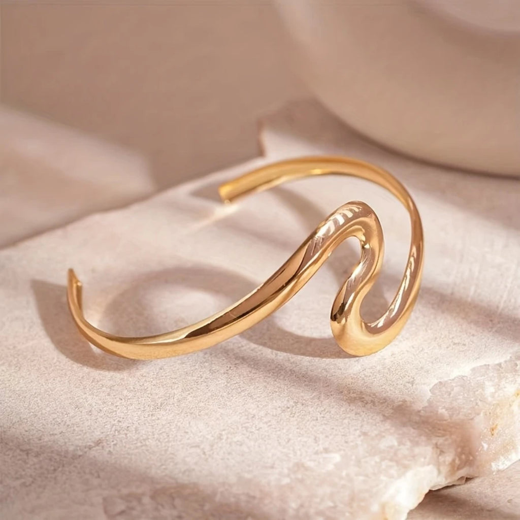 Trendiger und vielseitiger Armreif – Offenes Cuff-Armband für Damen
