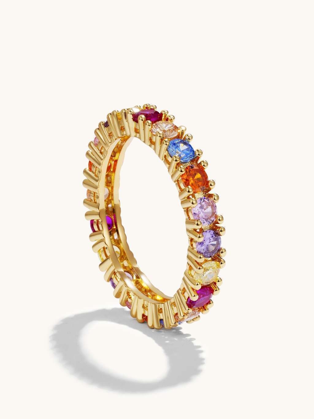 Colorful Ring Gold