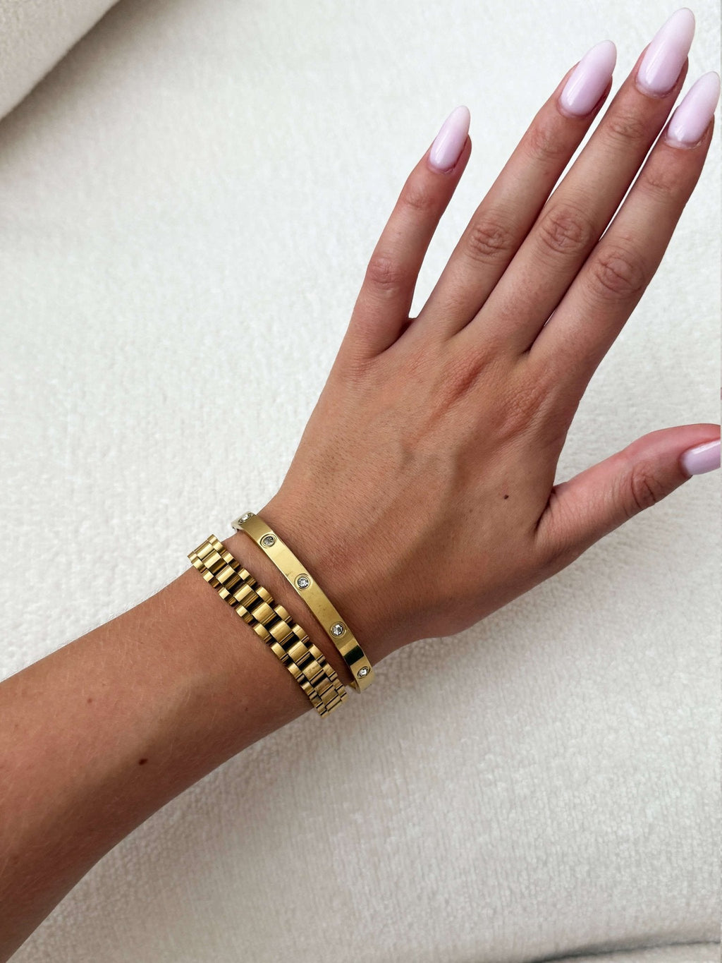 Iconic Link Chain & Cuff Bracelet Set