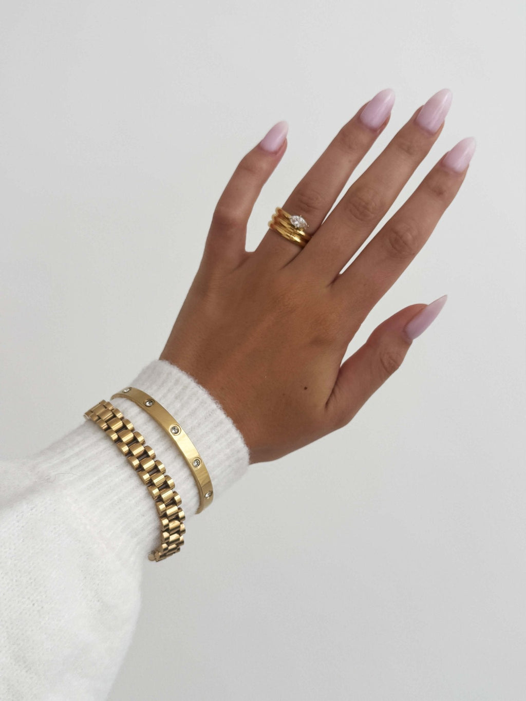 Iconic Link Chain & Cuff Bracelet Set